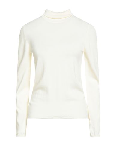 Zanone By Slowear Woman Turtleneck Ivory Size 4 Virgin Wool, Polyamide In White