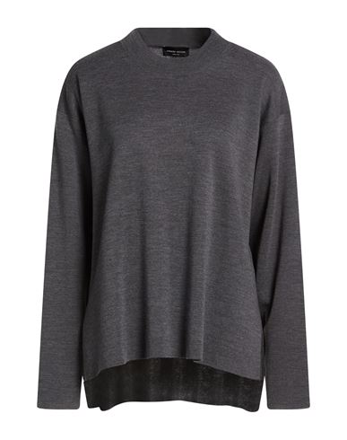 Roberto Collina Woman Sweater Grey Size L Merino Wool In Gray