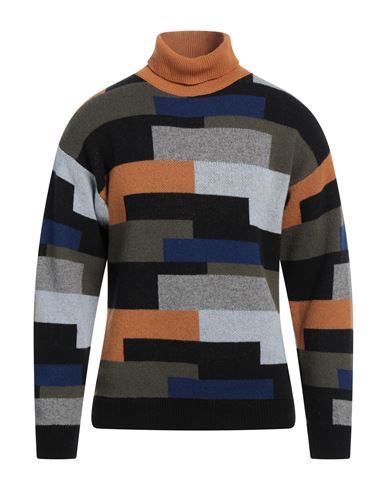 Sun House Man Turtleneck Marigold Size 42 Wool, Polyamide