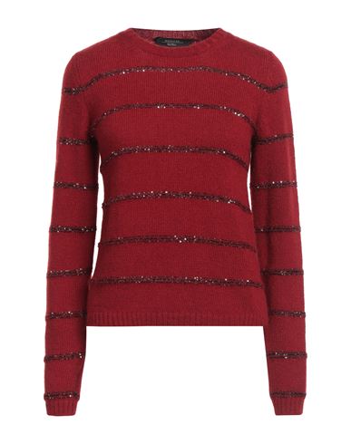 Weekend Max Mara Woman Sweater Burgundy Size S Mohair Wool, Acrylic, Polyamide, Polyester