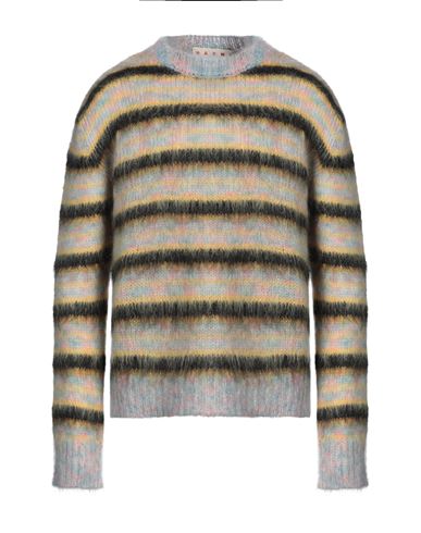 Marni Man Sweater Sky Blue Size 40 Mohair Wool, Polyamide, Wool