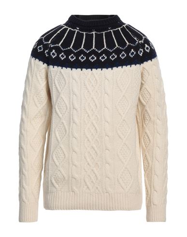 The Seafarer Man Sweater Ivory Size Xl Wool