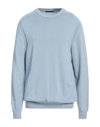 Shop Viadeste Man Sweater Light Blue Size 50 Cotton