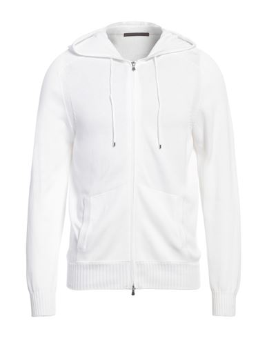 Shop Viadeste Man Cardigan White Size 46 Cotton