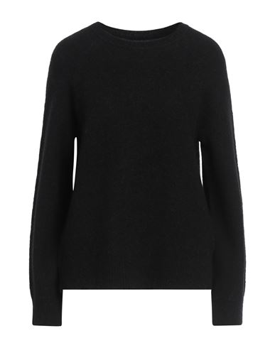ONLY ONLY OUR STORY WOMAN SWEATER BLACK SIZE XL WOOL, POLYESTER, ALPACA WOOL, NYLON, ELASTANE 
