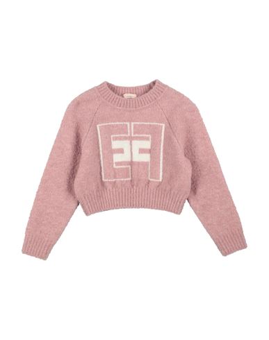 ELISABETTA FRANCHI ELISABETTA FRANCHI TODDLER GIRL SWEATER ANTIQUE ROSE SIZE 3 POLYACRYLIC, POLYAMIDE, WOOL, ALPACA WOO 