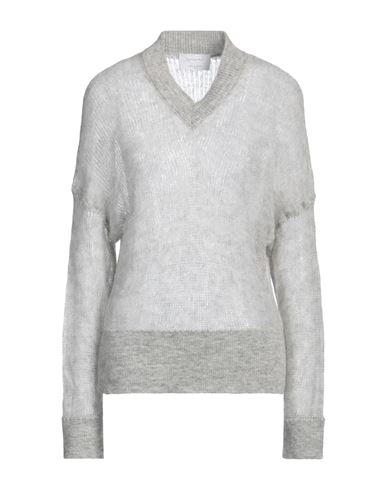 Daniele Fiesoli Collezione N_01 Woman Sweater Light Grey Size M Baby Alpaca Wool, Polyamide, Merino