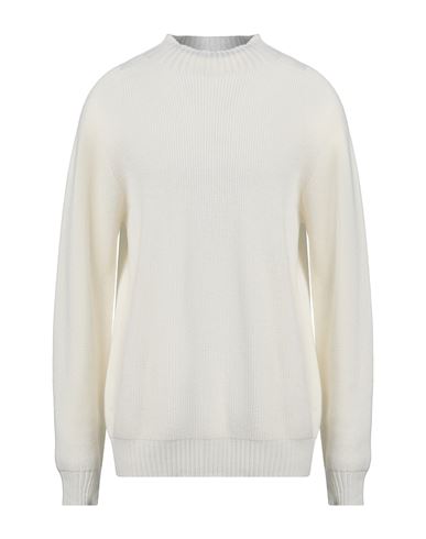 AMARANTO AMARANTO MAN TURTLENECK IVORY SIZE XL WOOL 