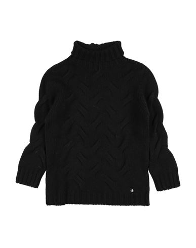 Kocca Toddler Girl Turtleneck Black Size 6 Acrylic, Polyamide, Wool, Alpaca Wool In Black