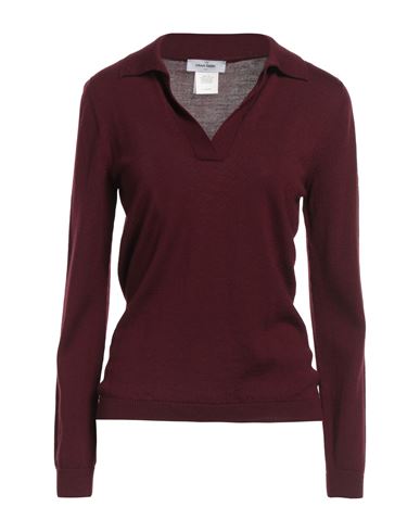 Gran Sasso Woman Sweater Burgundy Size 6 Virgin Wool