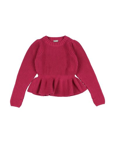 Il Gufo Toddler Girl Sweater Fuchsia Size 5 Cotton In Pink