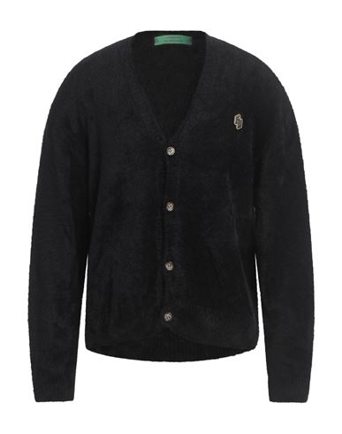Garment Workshop Man Cardigan Black Size Xxl Polyamide
