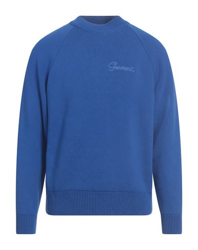 Garment Workshop Man Sweater Bright Blue Size Xxl Cotton