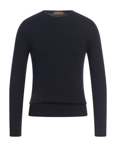 Henry Clifford Man Sweater Midnight Blue Size 38 Wool, Cashmere