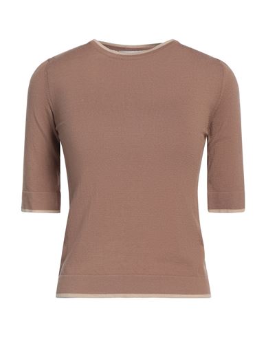 Shop Caractere Caractère Woman Sweater Camel Size M Viscose, Polyester, Polyamide
