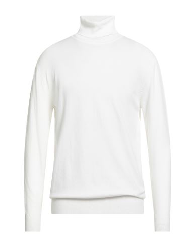 Henry Clifford Man Turtleneck White Size 42 Wool, Cotton, Viscose, Polyamide, Cashmere