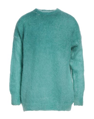 AMARANTO AMARANTO MAN SWEATER TURQUOISE SIZE XL MOHAIR WOOL, POLYAMIDE, ELASTANE 