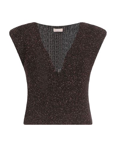 Liu •jo Woman Sweater Bronze Size S Viscose, Acrylic, Polyester, Wool, Alpaca Wool In Brown