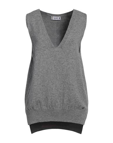 Please Woman Sweater Grey Size Onesize Viscose, Polyester, Polyamide