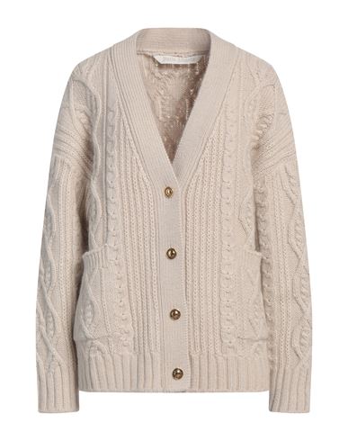 Palm Angels Woman Cardigan Beige Size M Polyamide, Wool, Viscose, Mohair Wool, Cashmere