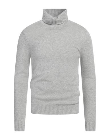 Henry Clifford Man Turtleneck Light Grey Size 46 Wool, Cashmere