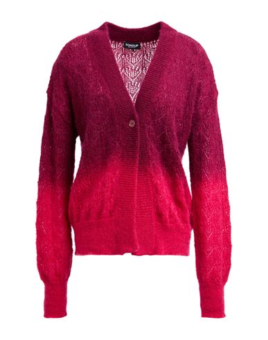 Dondup Woman Cardigan Garnet Size 8 Polyamide, Mohair Wool, Wool