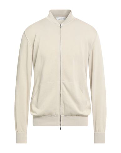 Filippo De Laurentiis Man Cardigan Beige Size 44 Cotton In White