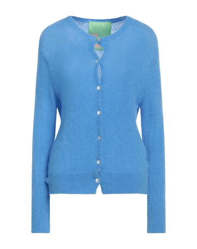 Lou Lou Belle Ville Paris Woman Cardigan Sky Blue Size Onesize Acrylic, Polyamide, Baby Alpaca Wool