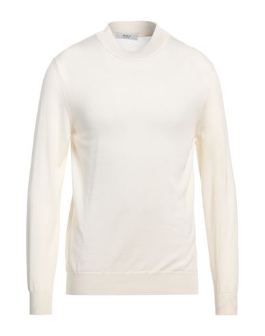 +39 Masq Man Turtleneck Ivory Size 44 Wool, Silk
