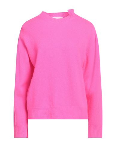 Solotre Woman Sweater Fuchsia Size 2 Wool, Cashmere