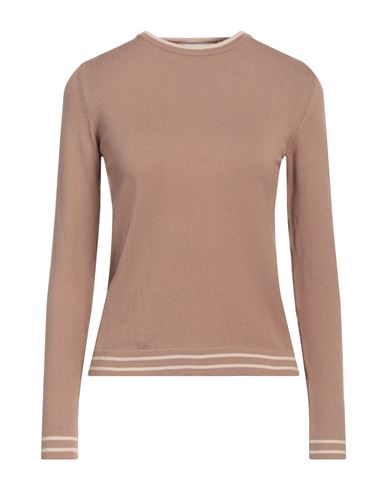 Caractere Caractère Woman Sweater Camel Size L Viscose, Polyester, Polyamide
