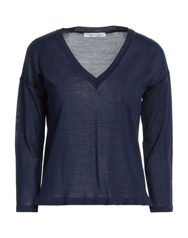 Caractere Caractère Woman Sweater Navy Size L Polyacrylic, Wool