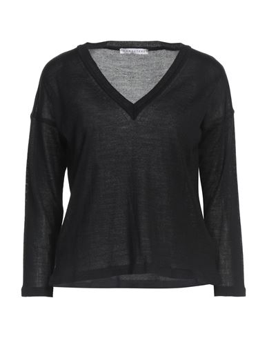Caractere Caractère Woman Sweater Black Size L Polyacrylic, Wool