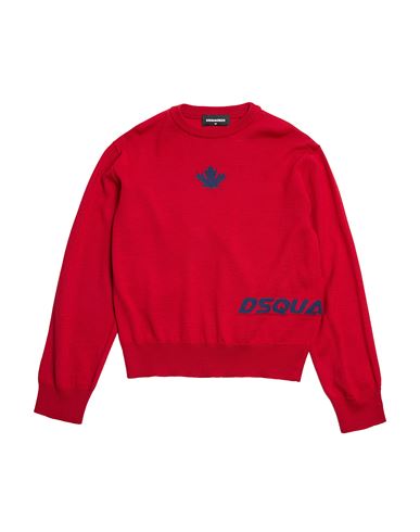 Dsquared2 Red Sweater For Baby Boy With Logo