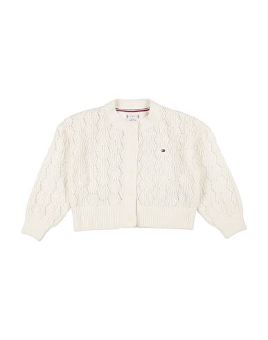 Tommy Hilfiger Toddler Girl Cardigan Ivory Size 5 Polyester
