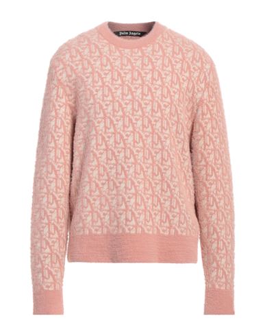 PALM ANGELS PALM ANGELS MAN SWEATER PINK SIZE L POLYAMIDE, VIRGIN WOOL 
