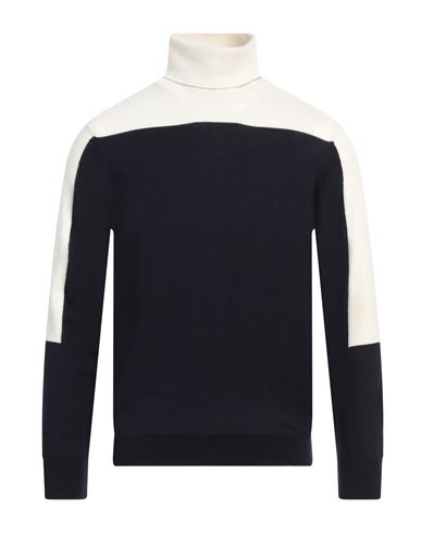 +39 Masq Man Turtleneck Midnight Blue Size 40 Merino Wool, Wool