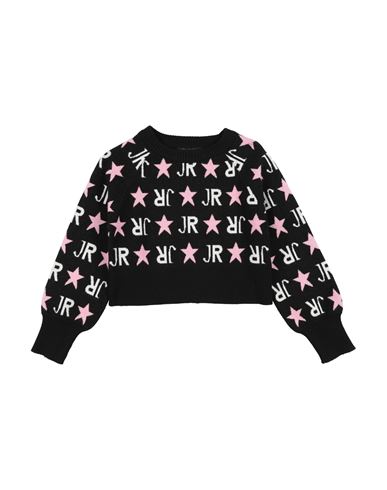 John Richmond Toddler Girl Sweater Black Size 4 Viscose, Polyester, Nylon In Black