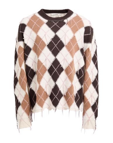 Atomofactory Man Sweater Ivory Size L Wool, Polyamide