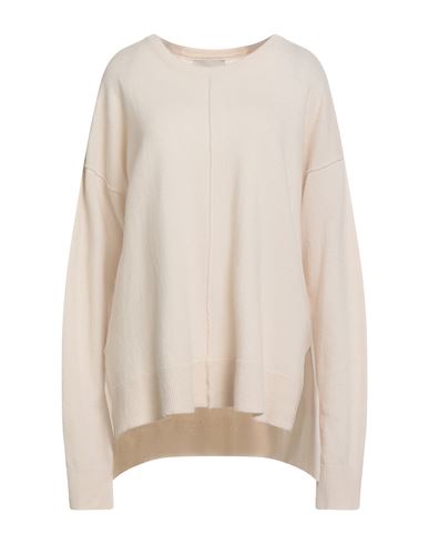N.o.w. Andrea Rosati Cashmere N. O.w. Andrea Rosati Cashmere Woman Sweater Beige Size Xl Wool, Viscose, Cashmere, Nylon In Neutral