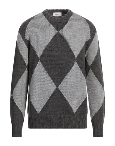 Lardini Man Sweater Grey Size S Wool In Gray