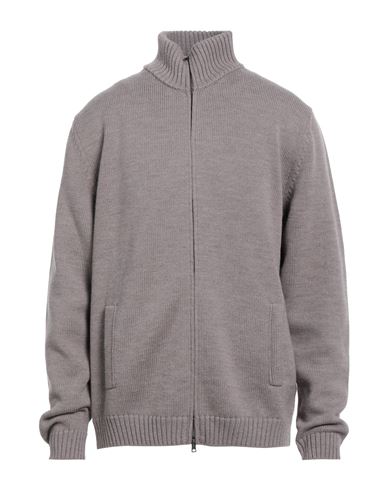 Zanone Man Cardigan Taupe Size 48 Virgin Wool