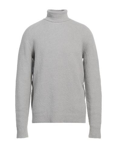 Roberto Collina Man Turtleneck Grey Size 42 Cotton, Nylon, Elastane