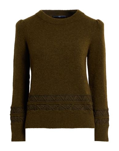 High Use Woman Sweater Military Green Size M Nylon, Wool, Alpaca Wool, Virgin Wool, Acrylic In Green
