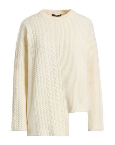 High Use Woman Sweater Ivory Size S Wool, Nylon In Neutral