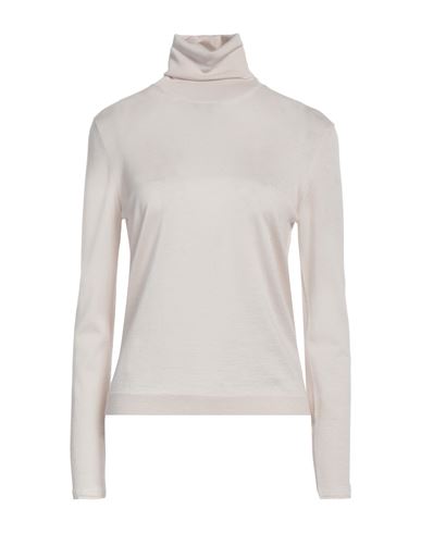 Tom Ford Woman Turtleneck Off White Size M Cashmere, Silk In Neutral