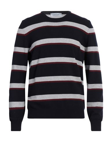 Gran Sasso Man Sweater Midnight Blue Size 42 Virgin Wool, Viscose, Cashmere