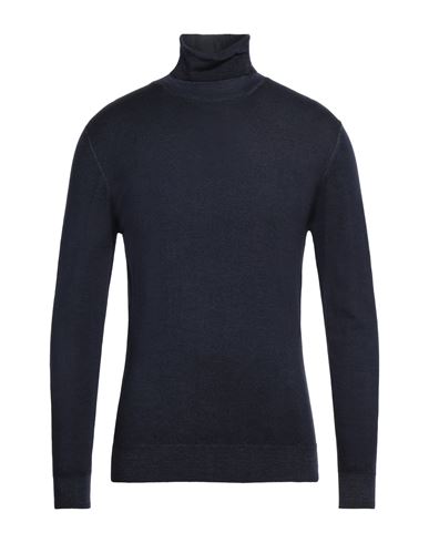 Barena Venezia Barena Man Turtleneck Midnight Blue Size Xxl Merino Wool