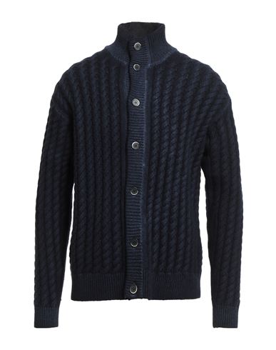 Barena Venezia Barena Man Cardigan Midnight Blue Size Xl Wool, Nylon