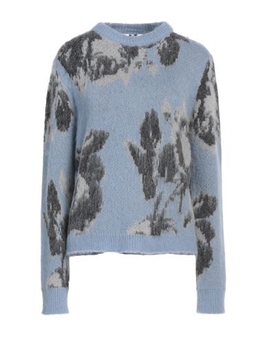 No Secrets Woman Sweater Light Blue Size 10 Alpaca Wool, Polyamide, Acrylic, Wool, Viscose